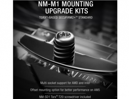 Noctua introduces NM-M1 Torx based SecuFirm2+ mounting kits