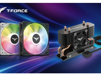 TEAMGROUP Launches Two SSD Cooling Products: The T-FORCE DARK AirFlow I SSD Cooler & RT-X120 ARGB Fan Powerful Cooling for Next-Generation Gen 5 SSDs