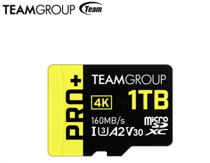 TEAMGROUP Releases PRO+ MicroSDXC UHS-I U3 A2 V30 Memory Card