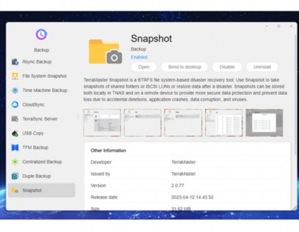 TERRAMASTER SNAPSHOT AND TFSS PROVIDE STRONGER DATA PROTECTION CAPABILITIES WITHOUT FEAR OF RANSOMWARE