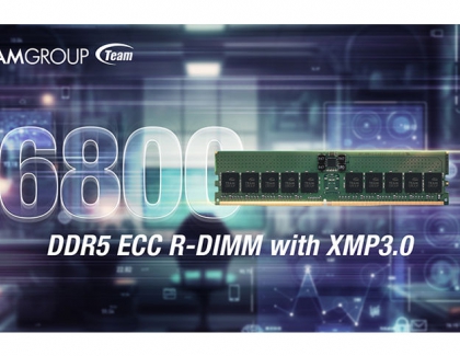 TEAMGROUP Memory Overclocking Reaches New Zenith with the Release of DDR5 6800 ECC R-DIMM