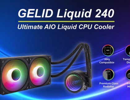 GELID announces new 120/240 Liquid AIO Coolers for Intel/AMD platforms