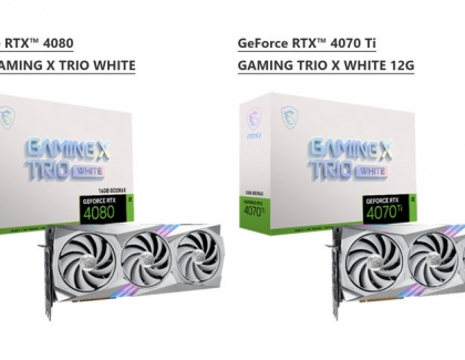 MSI announces NVIDIA GeForce RTX 4080, 4070 Ti GAMING TRIO WHITE cards