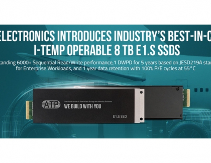 ATP Electronics Introduces 8 TB E1.S SSDs