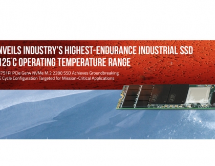 ATP Unveils Industry’s Highest-Endurance Industrial SSD with 125°C Operating Temperature Range