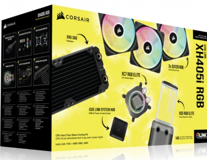 CORSAIR Updates its Lineup of Custom Cooling Kits with the iCUE LINK-Powered XH405i