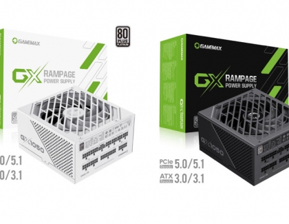 GameMax Launches GX-1050 PRO ATX 3.1 PCIe 5.1 Power Supply Units