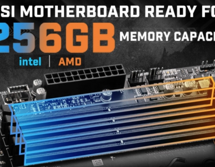 MSI Intel and AMD Motherboards Now Fully Support Up to 256GB of Memory Capacity