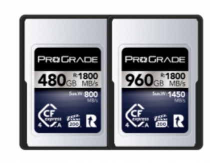PROGRADE DIGITAL ANNOUNCES NEW 4th GENERATION CFEXPRESS 4.0 TYPE A VPG200 MEMORY CARDS AND USB 4.0 READER