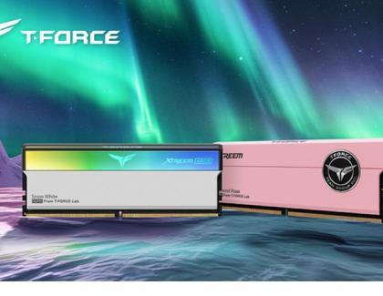 TEAMGROUP T-FORCE XTREEM Desktop Memory New Stylish Colors in White and Pink Define Unique Overclocking Fashion