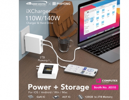 Vinpower to Showcase new iXCharger at the COMPUTEX 2024 - 140W power with 2TB onboard