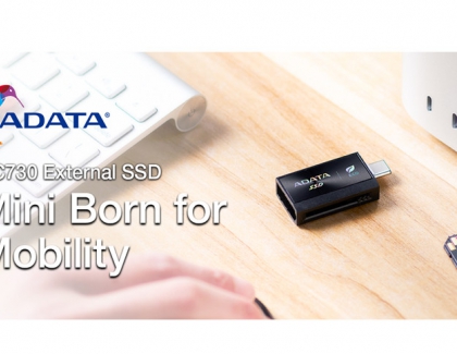 ADATA Unveils Industry’s Most Compact Dual-Connector External SSD SC730