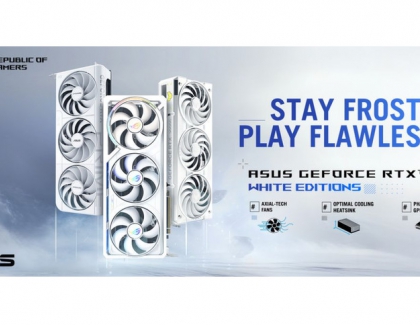 ASUS Unveils White GeForce RTX 50 Series Graphics Cards