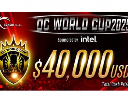 G.SKILL Announces OC World Cup 2025 Competition with $40,000 USD Total Cash Prize Pool