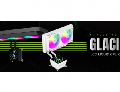 GAMEMAX Introduces GLACIER Series Liquid Coolers with Customizable Display