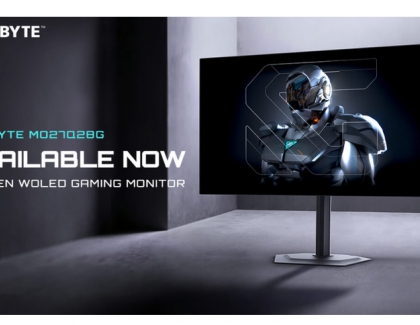 GIGABYTE Announces Availability of 27” QHD 280Hz WOLED Gaming Monitor MO27Q28G with 4-Sided Borderless Design