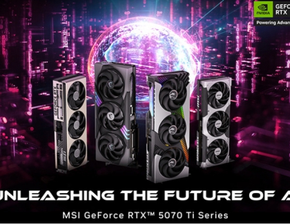 MSI announces the custom GeForce RTX 5070 Ti Series Lineup