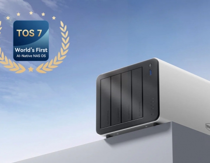 TerraMaster F4-425 Pro features the world’s first AI-native TOS 7 NAS system