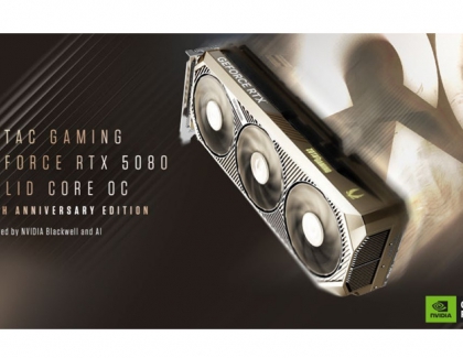 ZOTAC GAMING Launches GeForce RTX 5080 SOLID CORE OC 20th Anniversary Edition