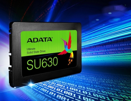 ADATA Ships New SU630 QLC 3D NAND SSD