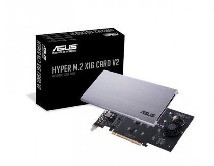 ASUS Releases the Hyper M.2 x16 V2 NVMe RAID Card