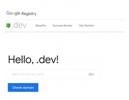 Google Announced New .dev Top-level Domain