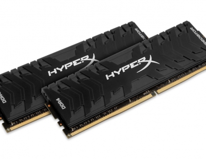 HyperX Adds High Speed Modules to Predator DDR4 Memory Lineup