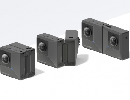 Insta360 EVO Foldable Camera Shoots 3D 180º video and 360º 5.7K video