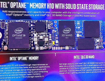 Intel Optane Hybrid Memory H10 Packs 3D XPoint and QLC 3D NAND Memory