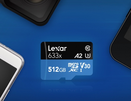 Lexar Announces 512GB A2 microSD Card