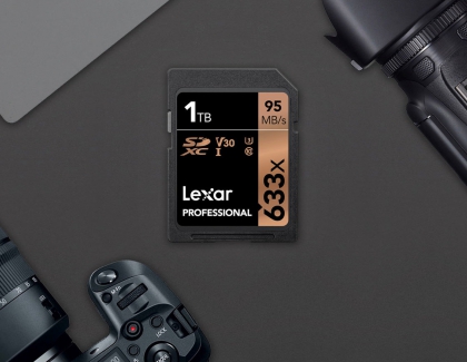 Lexar Unveils 1TB 633x SDXC UHS-I Card For DSLRs and HD Camcorders