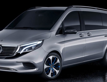 Mercedes Debuts All-electric Concept EQV Van