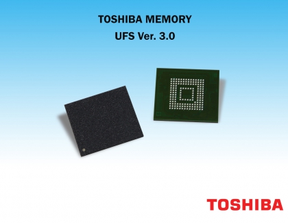  Toshiba Unveils First UFS Ver. 3.0 Embedded Flash Memory Devices