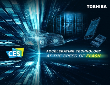 Toshiba to Showcase BiCS FLASH 3D Flash Memory at CES 2019