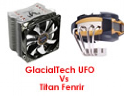 LGA 1366 CPU Coolers: GlacialTech UFO V51 Vs Titan Fenrir