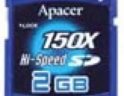 Apacer introduces 150X 2GB SD Flash Card