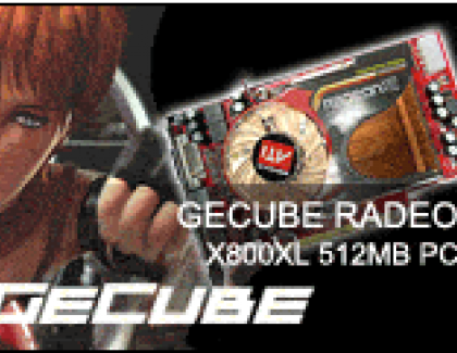 Info-Tek Releases GECUBE RADEON X800XL 512MB Heat Pipe Graphics Card
