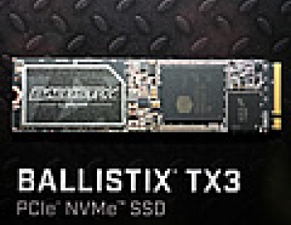 Micron Showcases 3D NAND-based Ballistix TX3 And Crucial MX300 SSDs at Computex