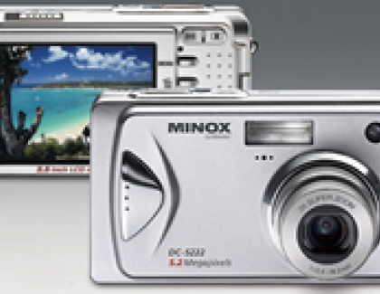 The New Minox DC 5222 digital camera with 5.2 Megapixels and a 2.5 inch monitor