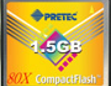 CeBIT: 1.5 GB Memory Card Available from Pretec