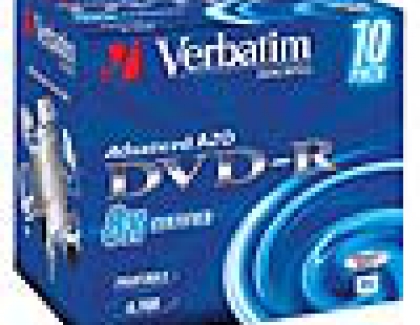 Verbatim Doubles DVD-R Media Write Speed to 16x 