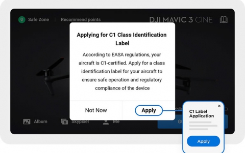 DJI Issues World’s First C1 Drone Certificate