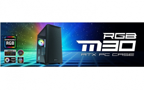 Sharkoon M30 Black & M30 RGB | Elegant ATX Cases for Office and Gaming