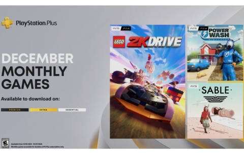 PlayStation Plus Monthly Games for December: Lego 2K Drive, Powerwash Simulator, Sable
