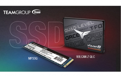 TEAMGROUP Announces MP33Q M.2 PCIe SSD and T-FORCE VULCAN Z QLC SSD