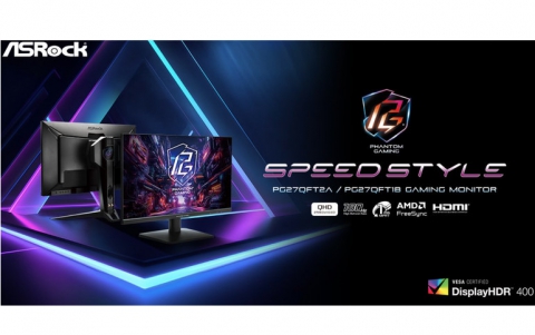 ASRock Unveils New 180Hz Gaming Monitor Series - PG27QFT2A and PG27QFT1B