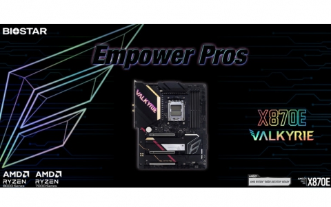 BIOSTAR UNVEILS THE FLAGSHIP X870E VALKYRIE MOTHERBOARD