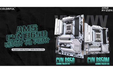 COLORFUL Launches CVN B650M GAMING FROZEN for AMD Ryzen 8000 Series CPUs
