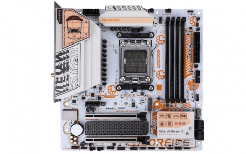 COLORFUL Presents the COLORFIRE B650M-MEOW WIFI Motherboard, Supports AMD Ryzen 9000 Series CPUs