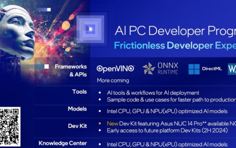 Intel Announces New Program for AI PC Software Developers and Hardware Vendors